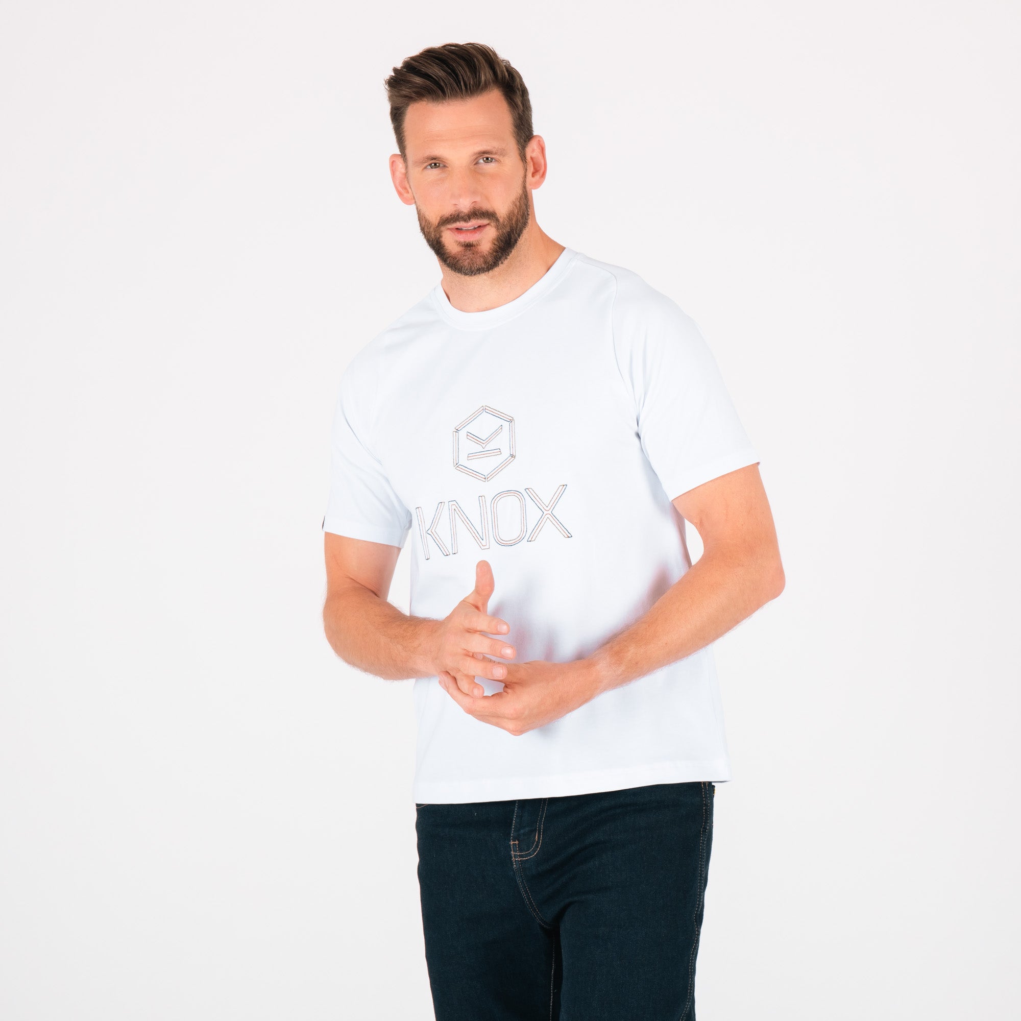 Knox Embriodery T-Shirt White