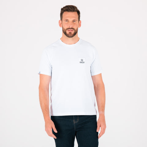 Knox Woven Patch T-Shirt – White