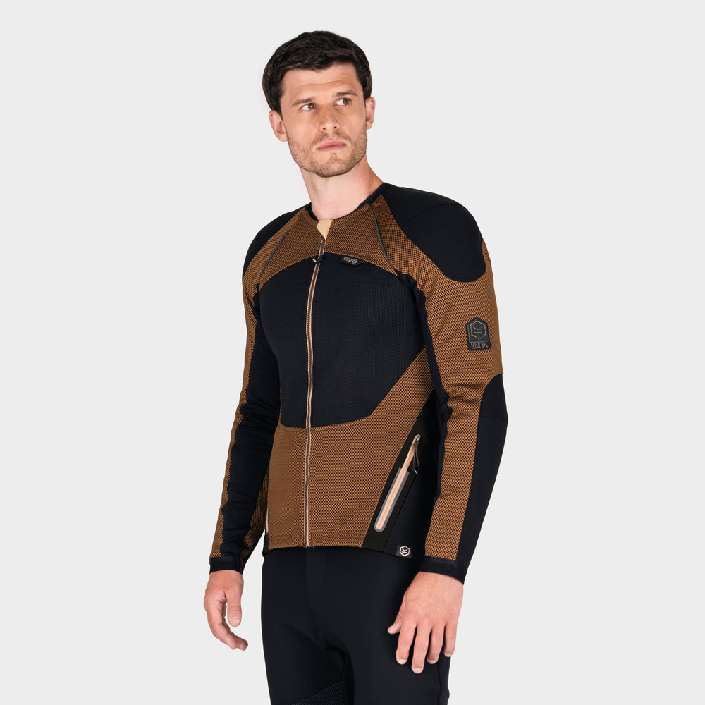 Knox Men's Urbane Pro Move Armored Shirt - Tobacco