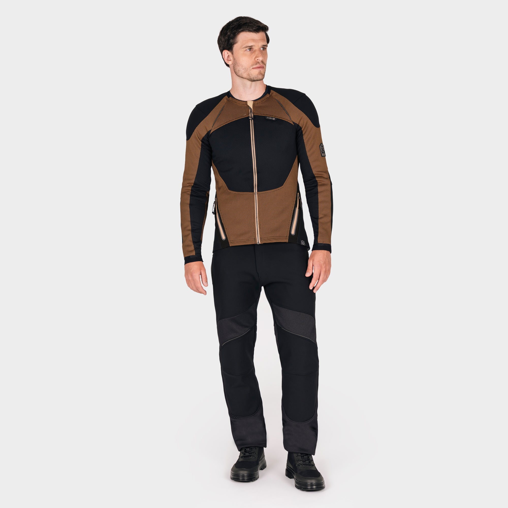Knox Men's Urbane Pro Move Armored Shirt - Tobacco