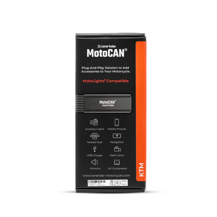 Lone Rider MotoCAN® – Motorcycle Accessories Manager