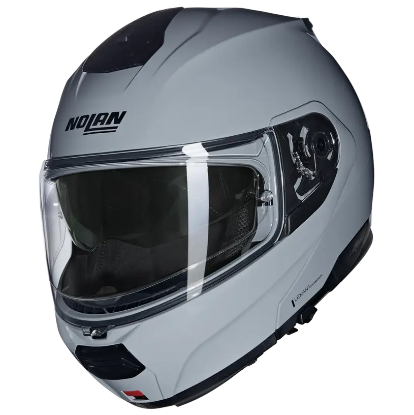 Nolan N100-6 Classico 303 Gloss Grey (DD-Ring, PSB Approved)