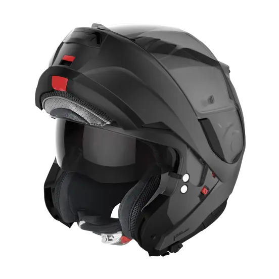 Nolan N100-6 Classic N-Com Flat Vulcan Gray 002