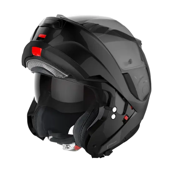 Nolan N100-6 Classic N-Com Glossy Black 003 (DD-Ring, PSB Approved)