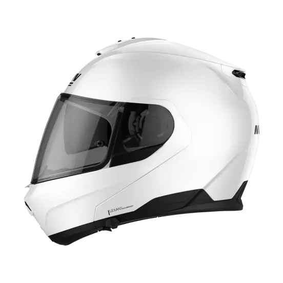 Nolan N100-6 Classic N-Com Gloss White 005 (DD-Ring, PSB Approved)