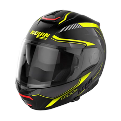 Nolan N100-6 Surveyor N-Com Flat Black Yellow/White/Anthracite 22 (DD-Ring, PSB Approved)