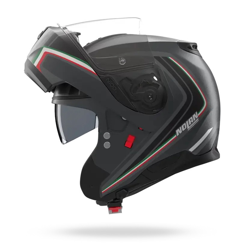(Clip Retention) Nolan N100-6 RADIANTE Lava Grey / Italy 359