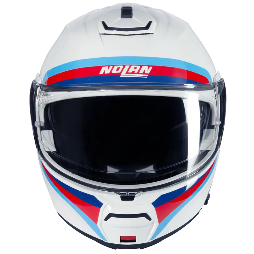 Nolan N100-6 Assoluto 347 White/Blue/Red/Light Blue (DD-Ring, PSB Approved)