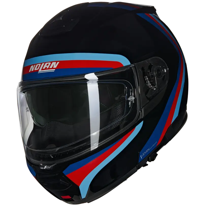 Nolan N100-6 Assoluto 348 Black/Blue/Red/Light Blue (DD-Ring, PSB Approved)