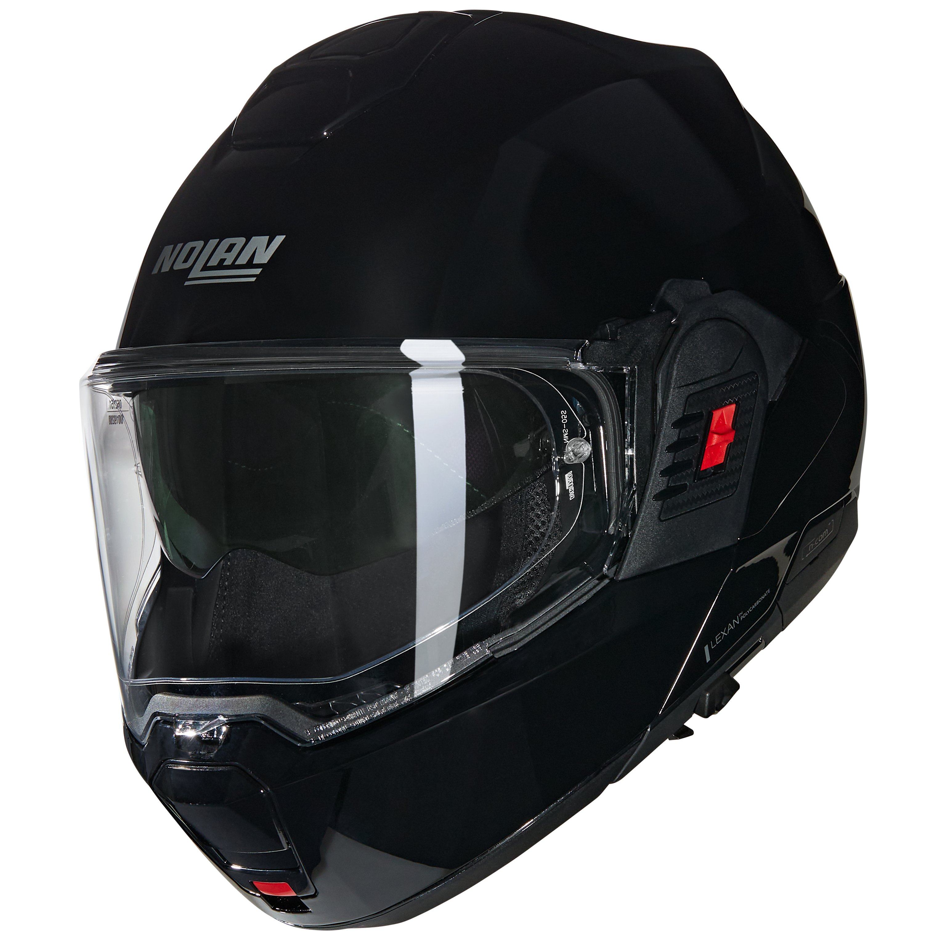 Nolan N120-1 Classico 301 Glossy Black Flipover Helmet (DD-Ring, PSB Approved)