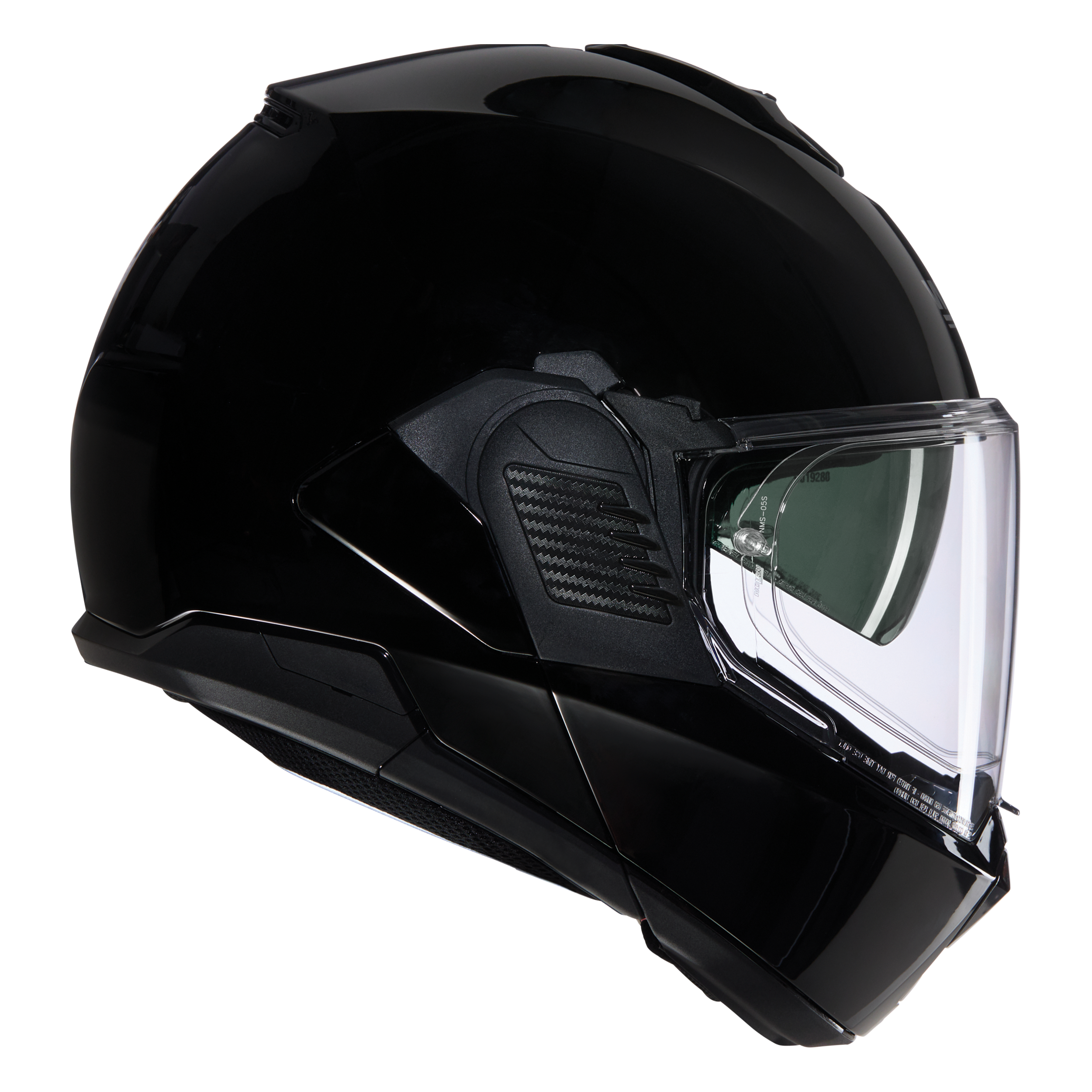 Nolan N120-1 Classico 301 Glossy Black Flipover Helmet (DD-Ring, PSB Approved)