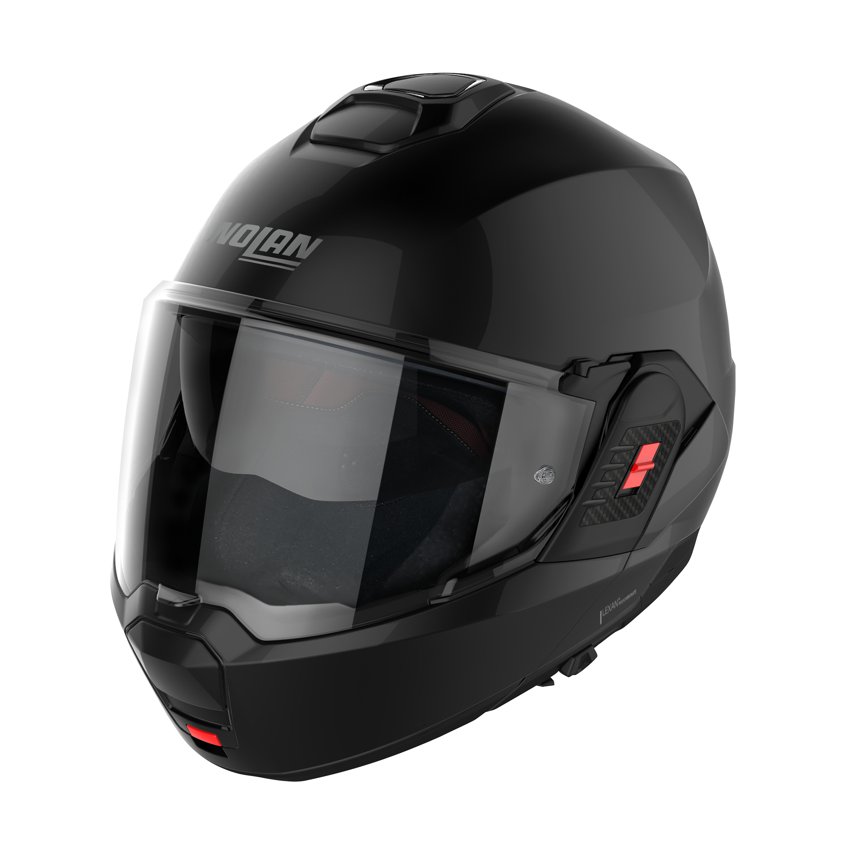 Nolan N120-1 Classic Glossy Black 003 Flipover Helmet (DD-Ring, PSB Approved)