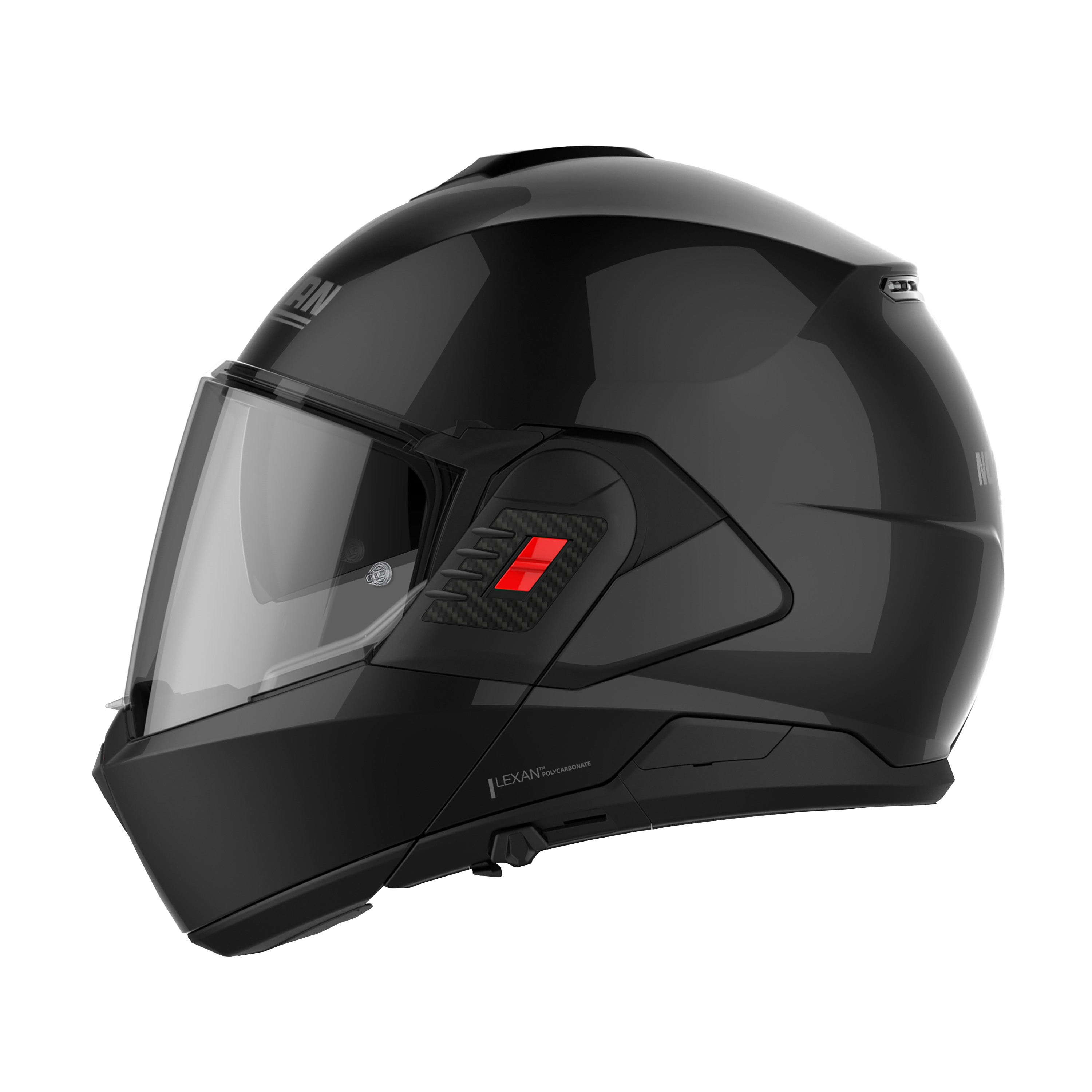Nolan N120-1 Classic Glossy Black 003 Flipover Helmet (DD-Ring, PSB Approved)