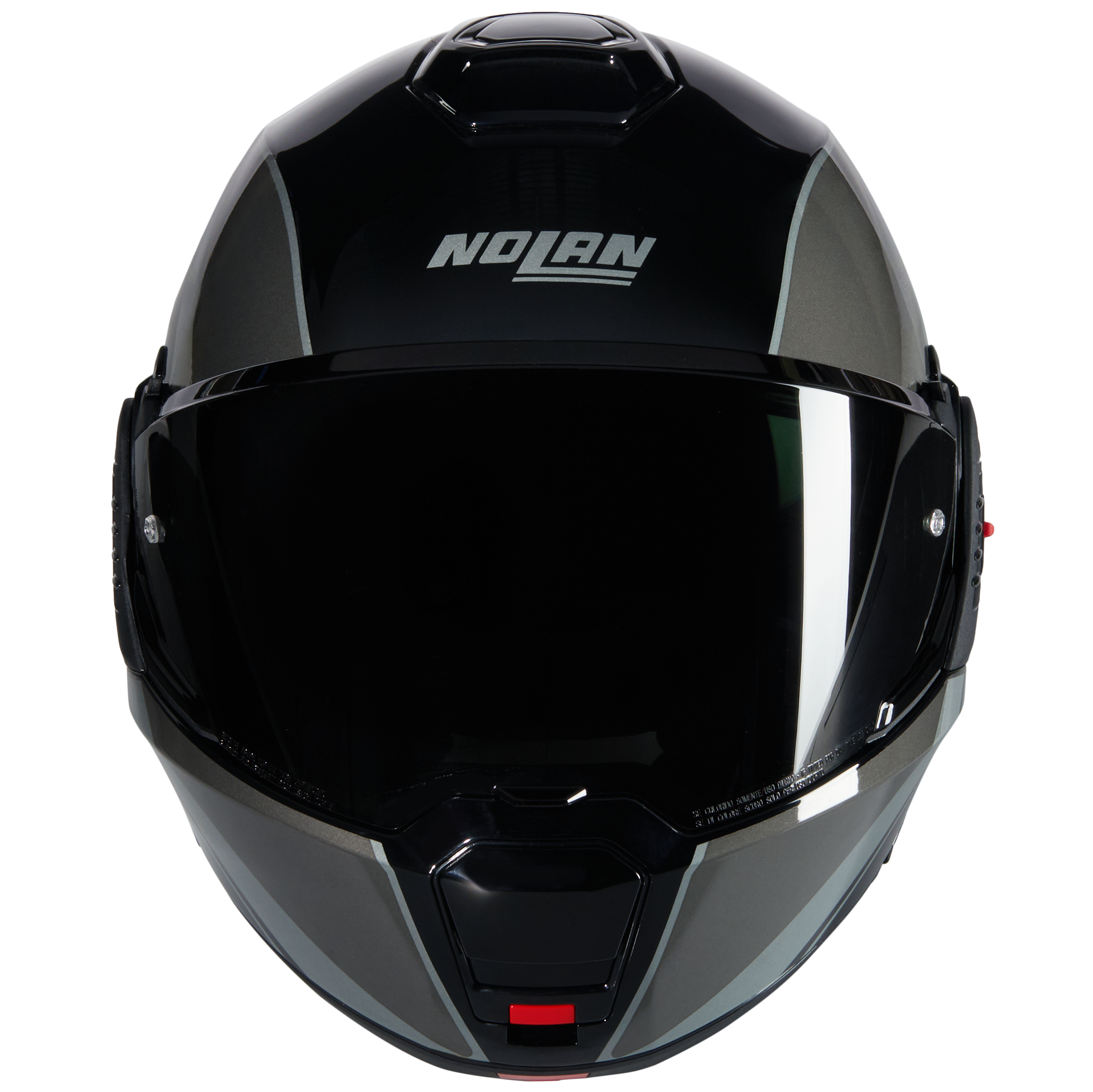 Nolan N120-1 Verniciatura 341 Black/ Silver Flipover Helmet (DD-Ring, PSB Approved)