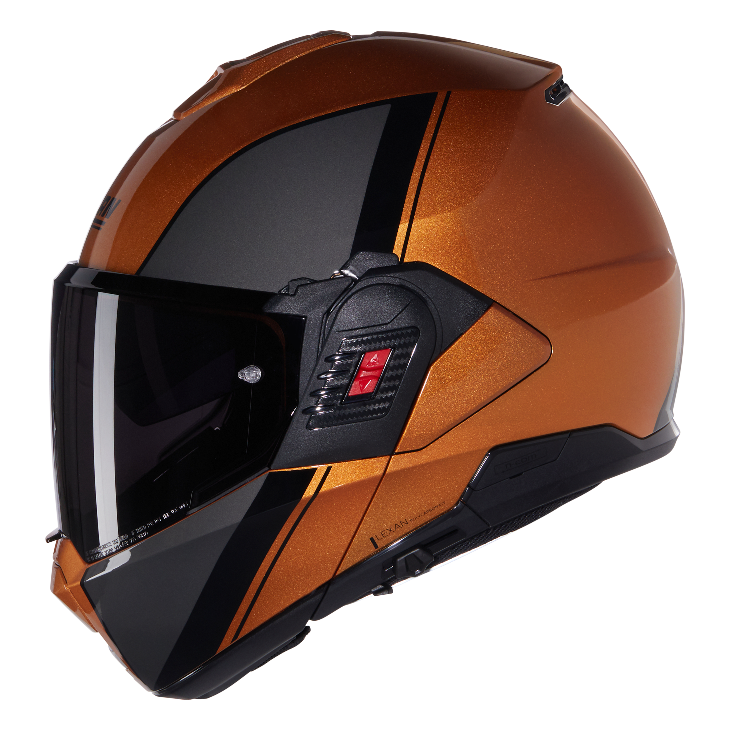 Nolan N120-1 Verniciatura 343 Ocher/ Black Flipover Helmet (DD-Ring, PSB Approved)