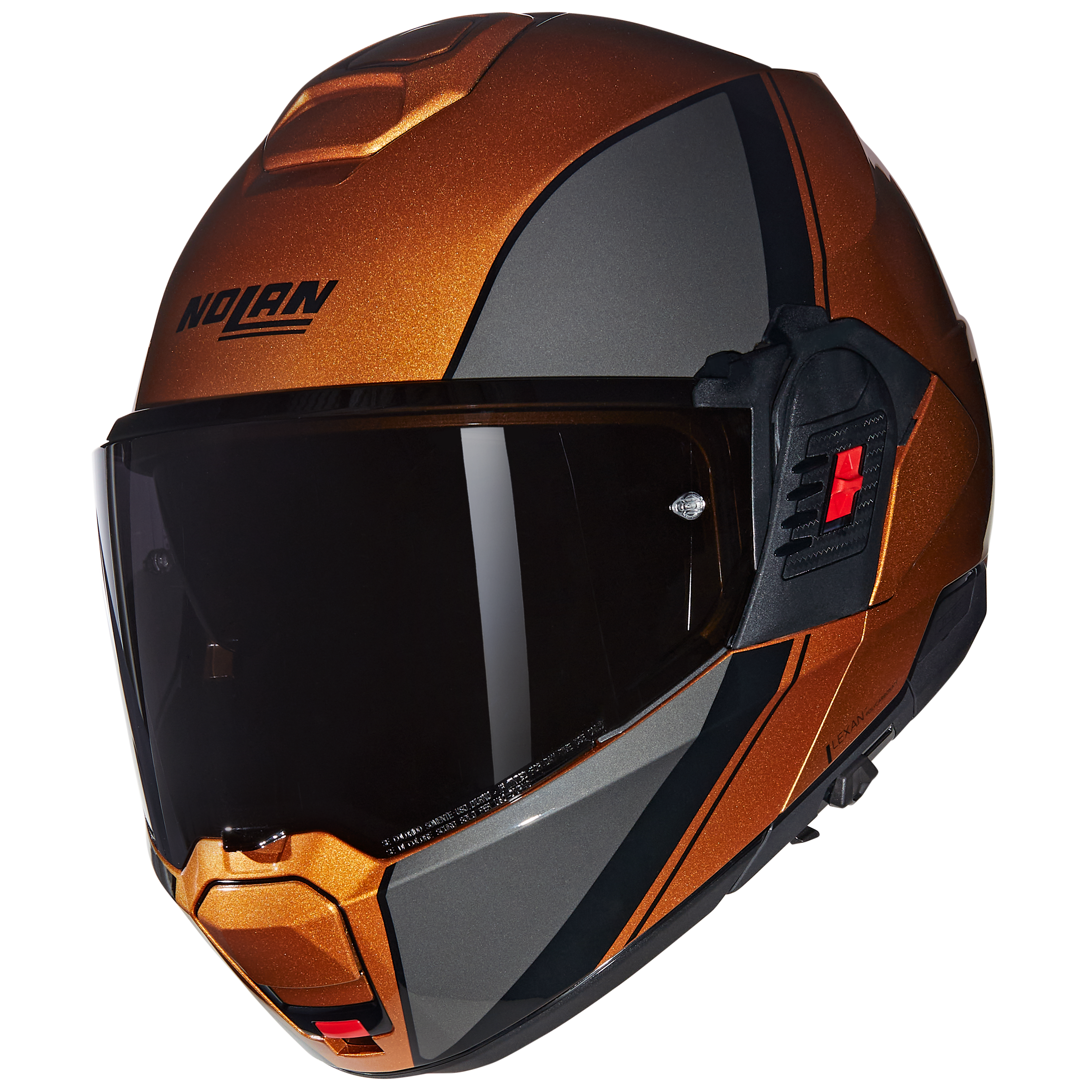 Nolan N120-1 Verniciatura 343 Ocher/ Black Flipover Helmet (DD-Ring, PSB Approved)