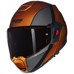 Nolan N120-1 Verniciatura 343 Ocher/ Black Flipover Helmet (DD-Ring, PSB Approved)
