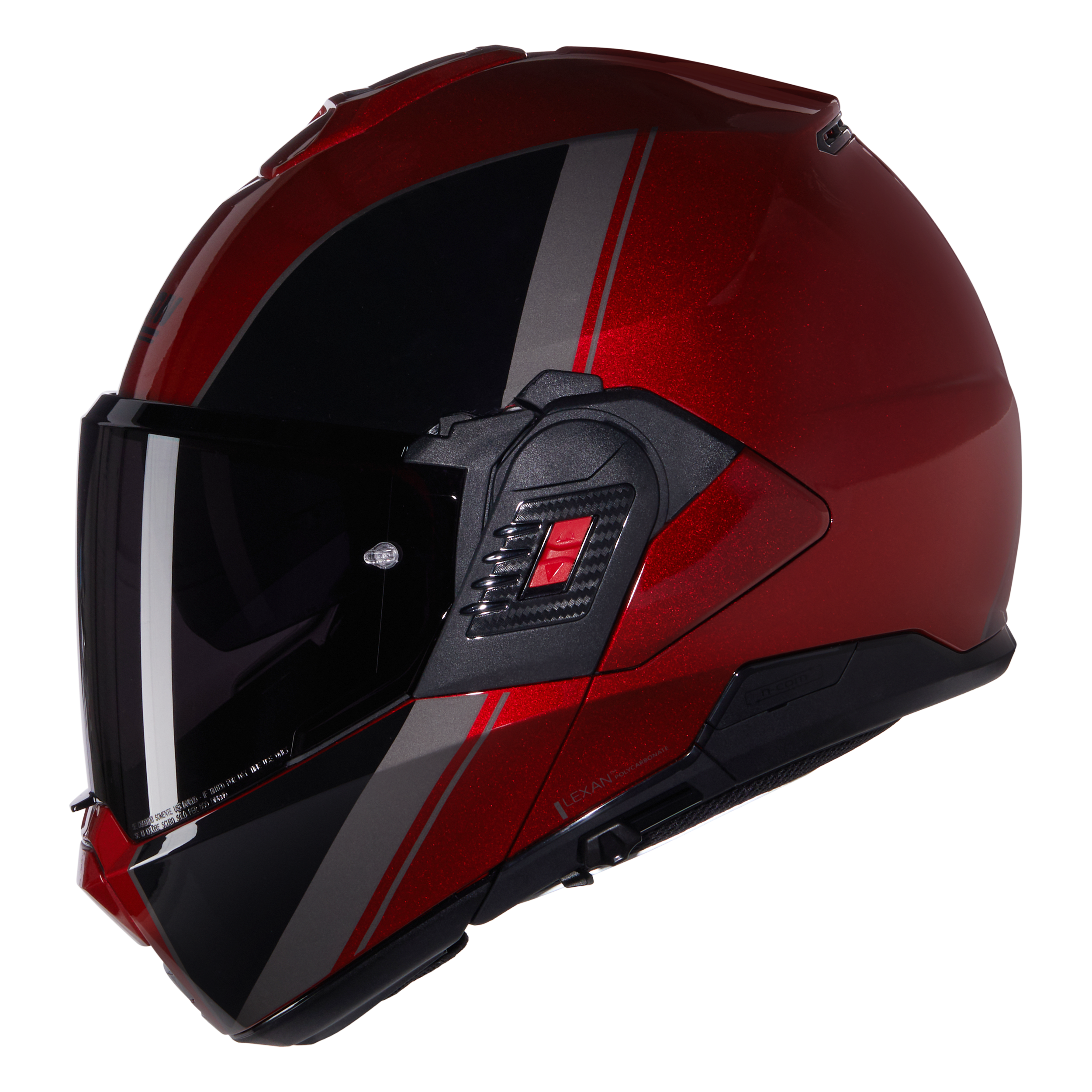 Nolan N120-1 Verniciatura 344 Red/ Black Flipover Helmet (DD-Ring, PSB Approved)