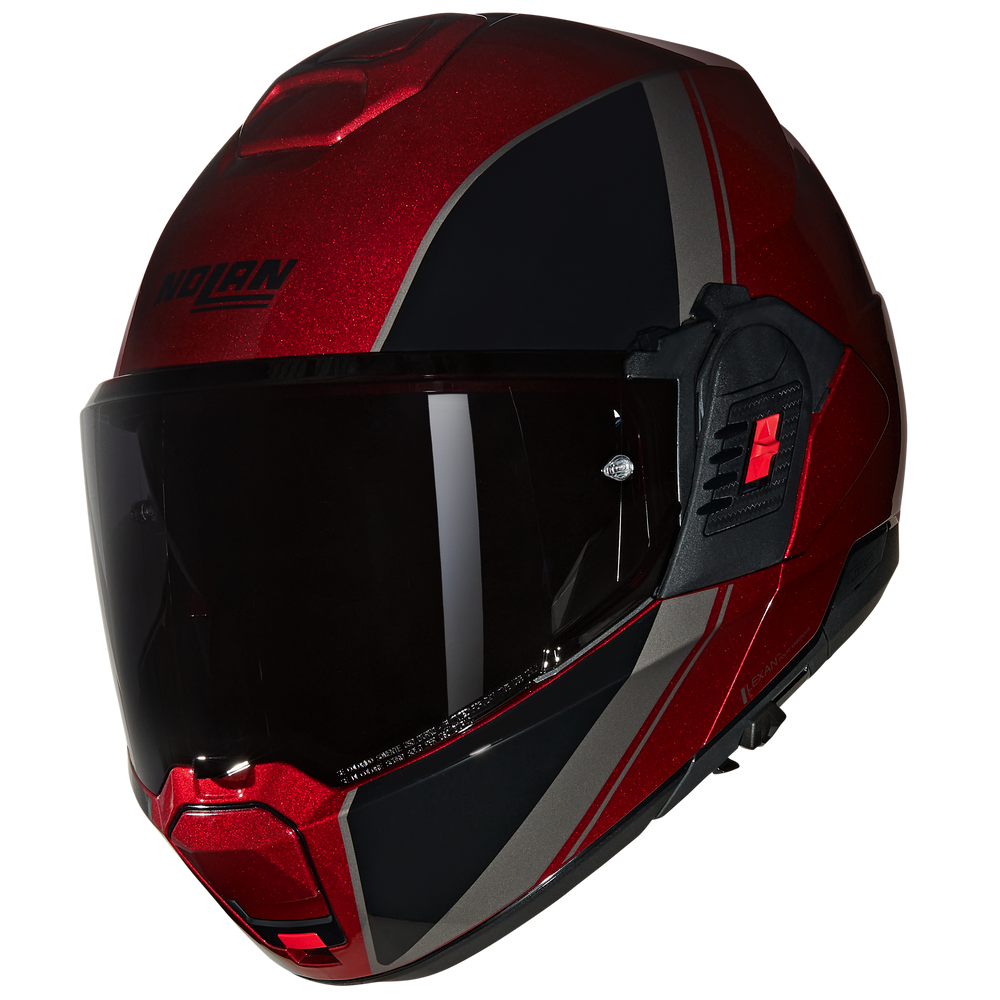 Nolan N120-1 Verniciatura 344 Red/ Black Flipover Helmet (DD-Ring, PSB Approved)