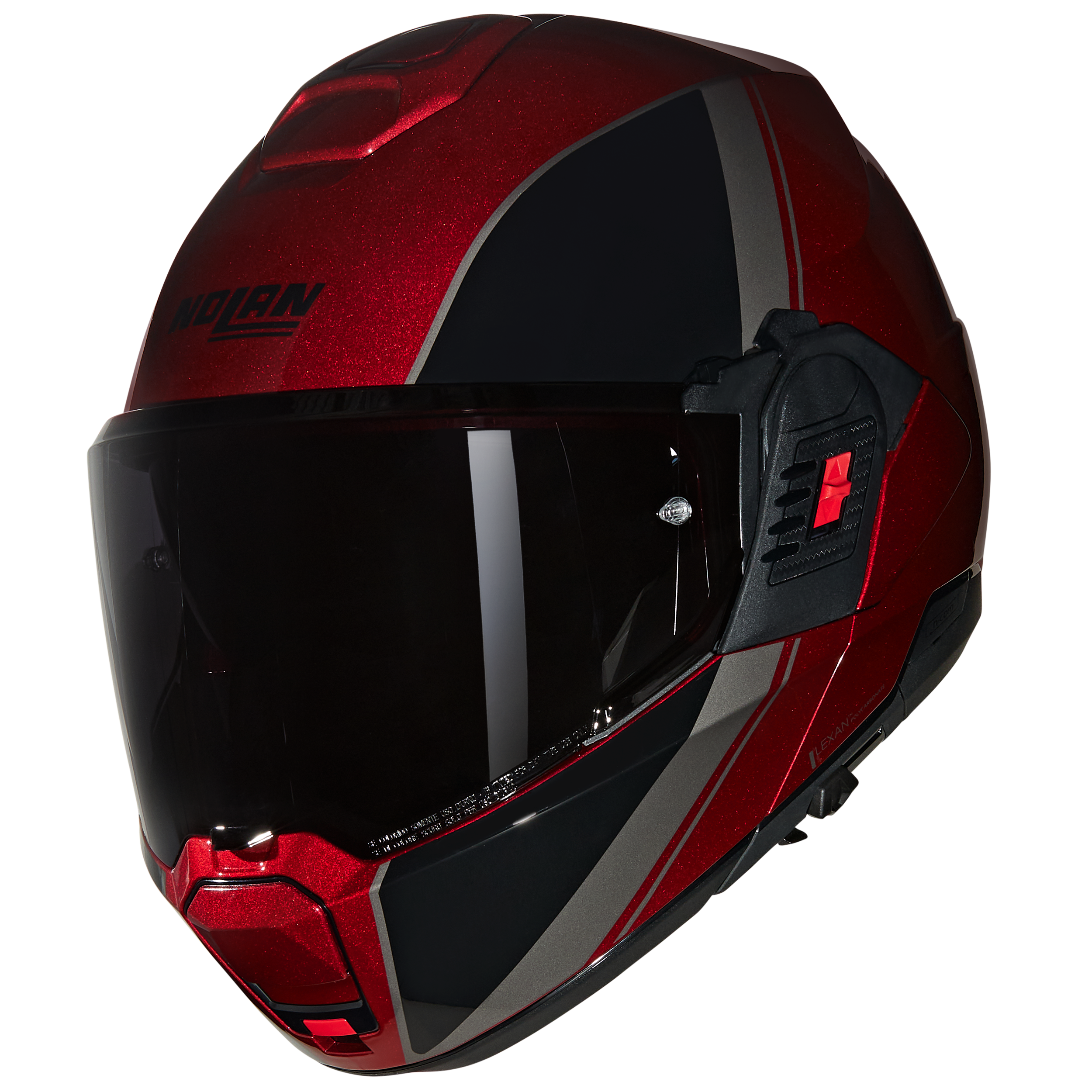 Nolan N120-1 Verniciatura 344 Red/ Black Flipover Helmet (DD-Ring, PSB Approved)