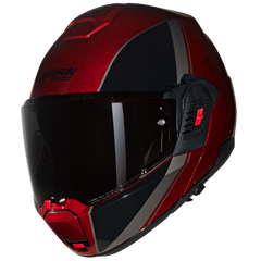 Nolan N120-1 Verniciatura 344 Red/ Black Flipover Helmet (DD-Ring, PSB Approved)