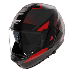 (Clip Retention) Nolan N120-1 CICLONE Lava Grey / Black / Red 364