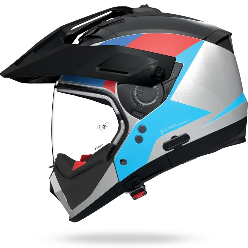 (Clip Retention) Nolan N70-2 X 06 TURBINE White / Black / Blue / Red 350