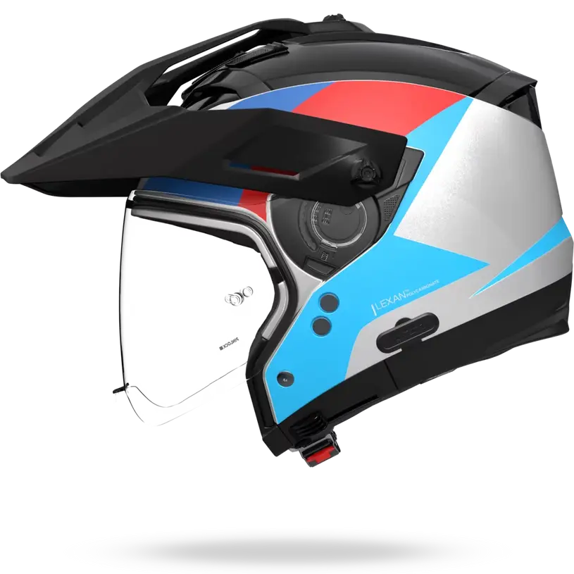 (Clip Retention) Nolan N70-2 X 06 TURBINE White / Black / Blue / Red 350