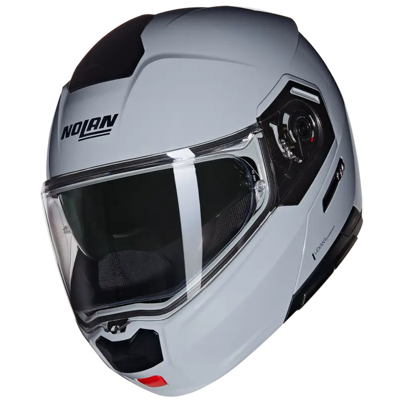 (Clip Retention) Nolan N90-3 Classico 303 Gloss Grey Helmet