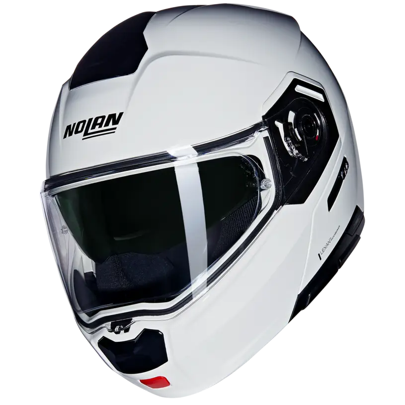 (Clip Retention) Nolan N90-3 Classico 305 Gloss White Helmet