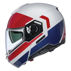 Nolan N90-3 Roboto 345 White/Red/Blue Helmet