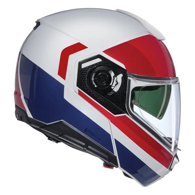 Nolan N90-3 Roboto 345 White/Red/Blue Helmet