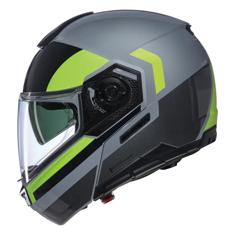 Nolan N90-3 Roboto 346 Grey/Black/Yellow Helmet