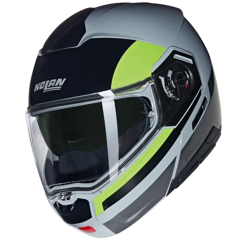 Nolan N90-3 Roboto 346 Grey/Black/Yellow Helmet