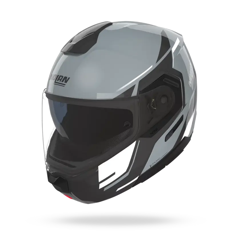 (Clip Retention) Nolan N90-3 SINCRONO Black / Red / White 352