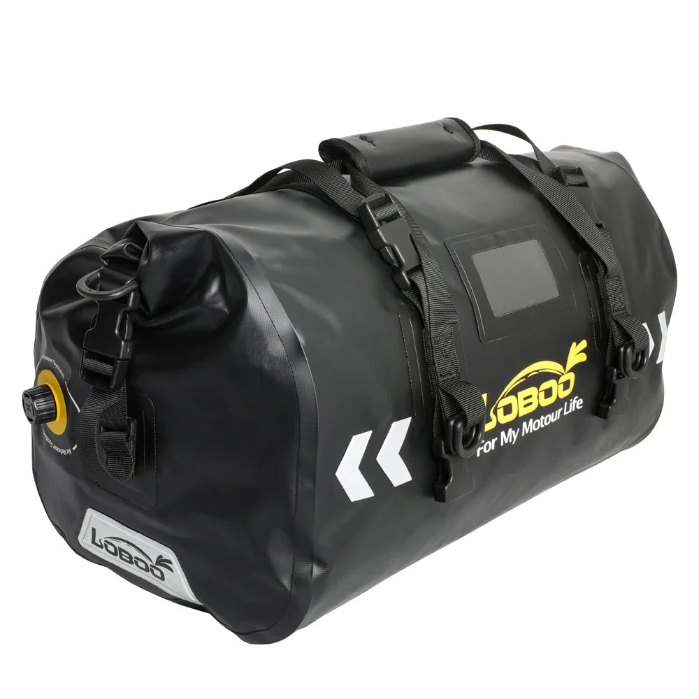 Loboo 40L PVC Tail Bag Magnetic Closure & Reflective Strips (Classic Version)