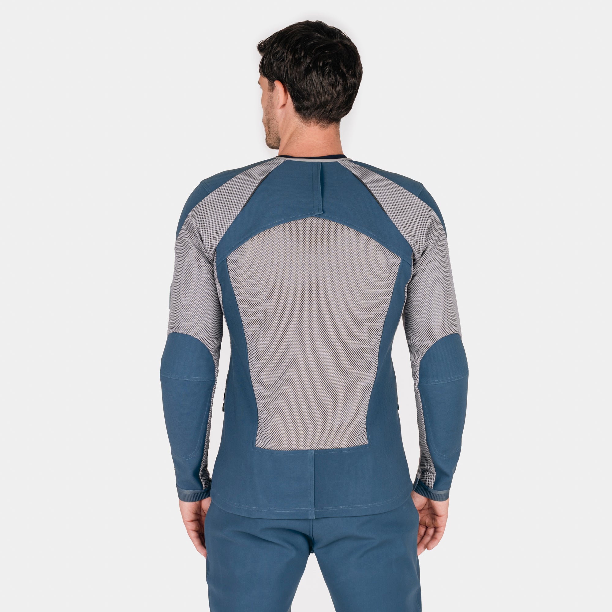 Knox Men's Urbane Pro Move Armored Shirt - Petrol Blue
