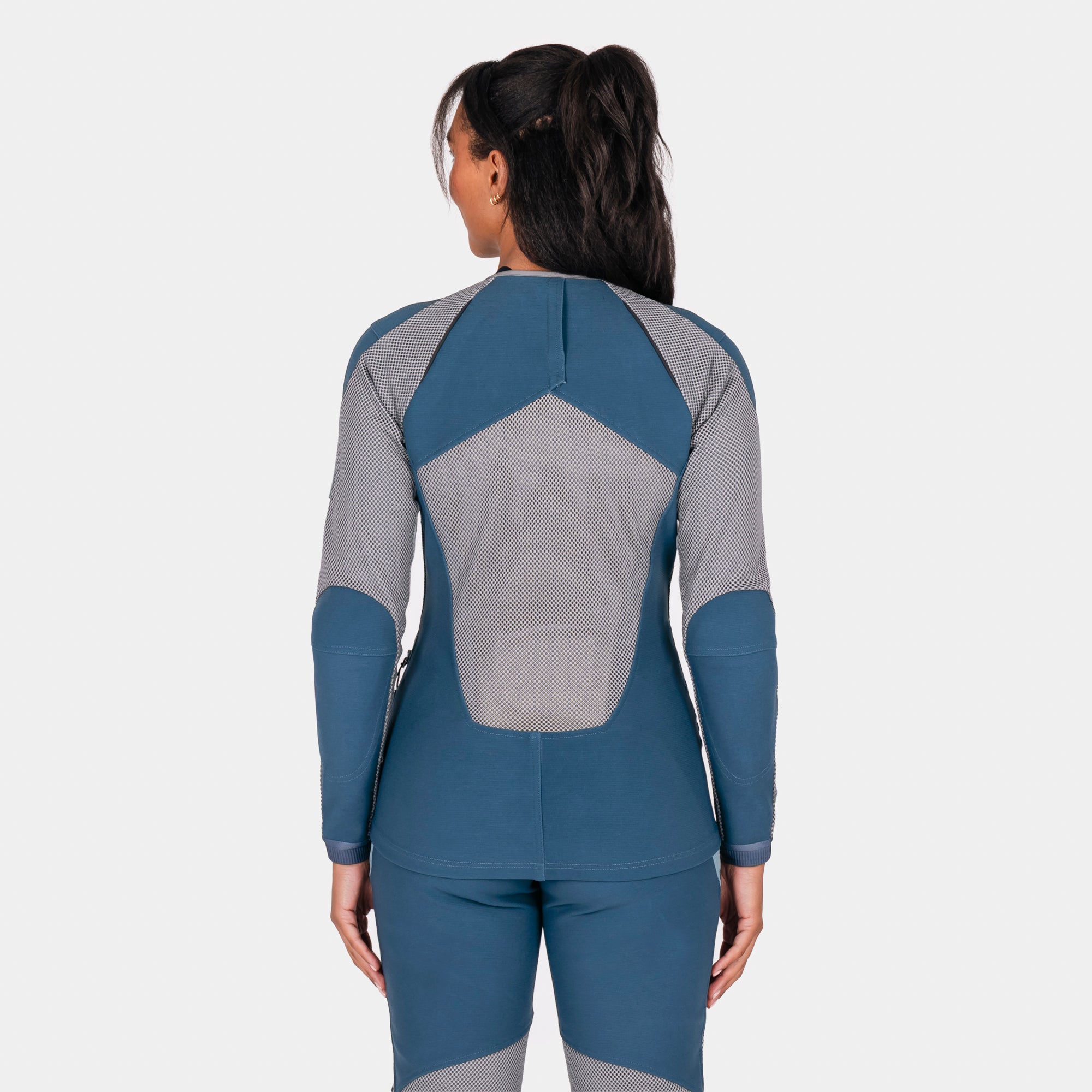 Knox Women's Urbane Pro Move Armored Shirt - Petrol Blue