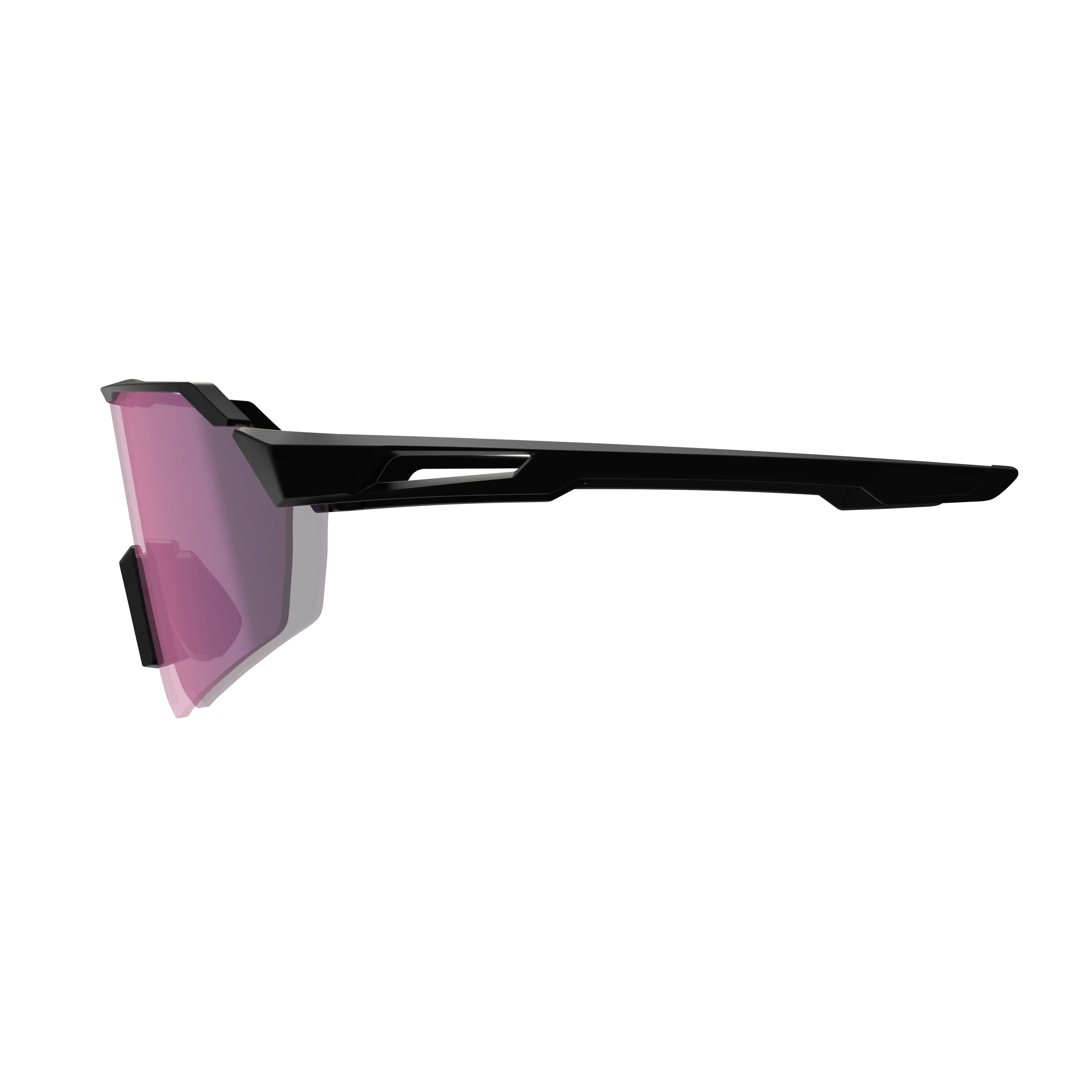 Leatt Sunglasses RideViz Lite Satin Black Iriz Cryztal Purple 30VLT