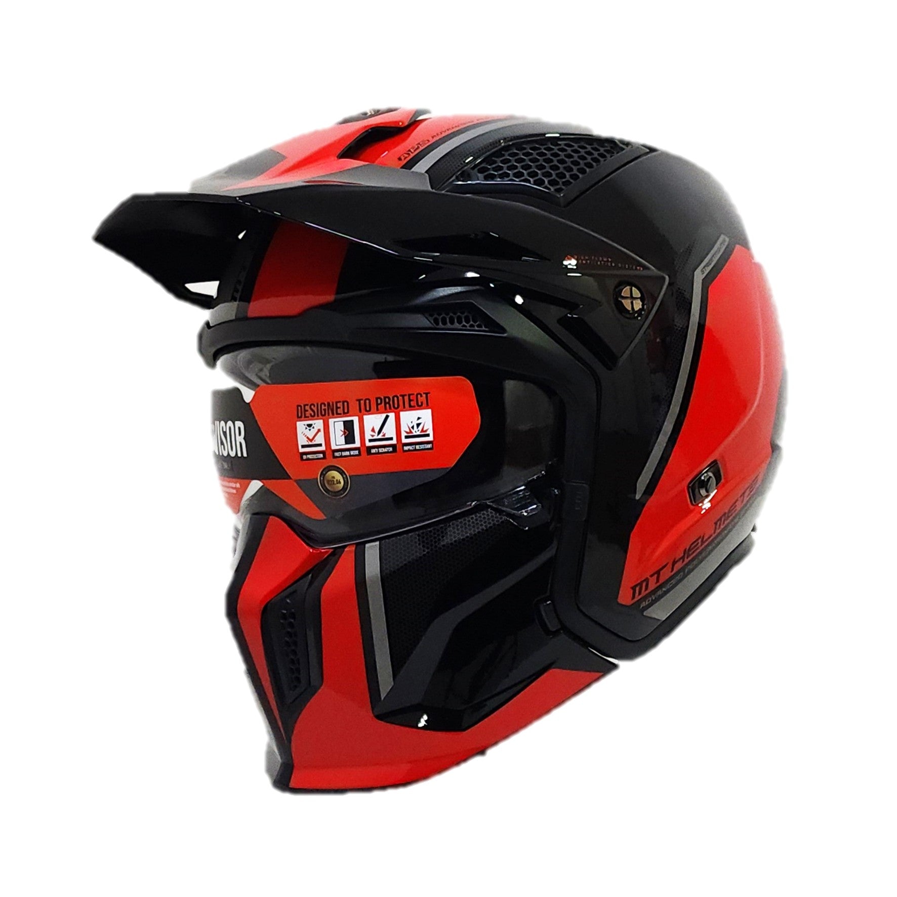 MT Helmets Streetfighter SV S Twin C5 Gloss Helmet – Regina Specialties