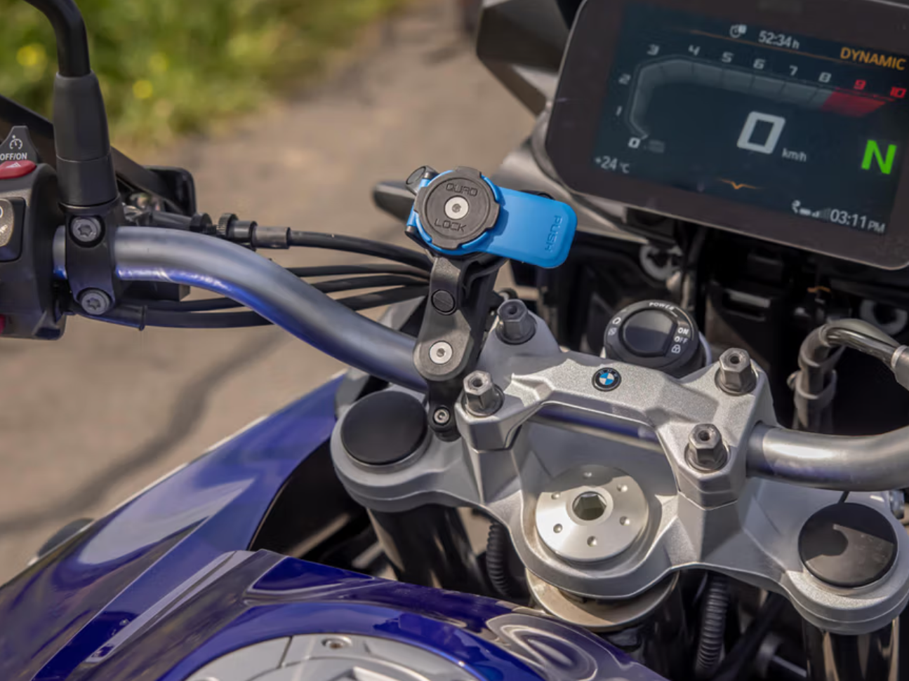Quad Lock Motorcycle Handlebar Mount V2