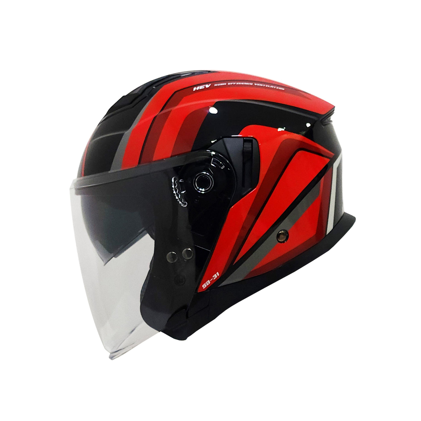 5M Boltz Graphic 1 Red Helmet