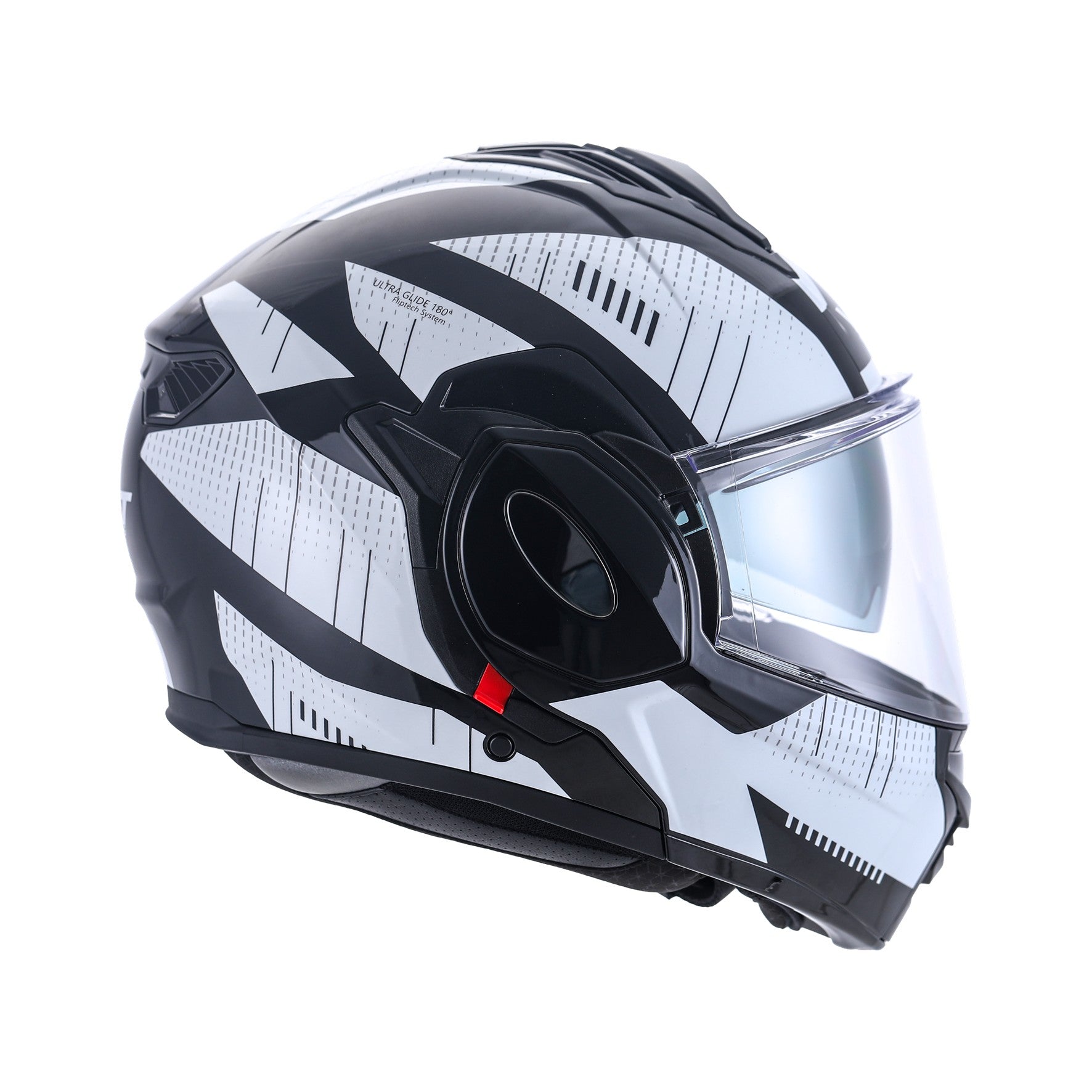 VLT Iron Gloss Vector White/ Black Flipover Helmet