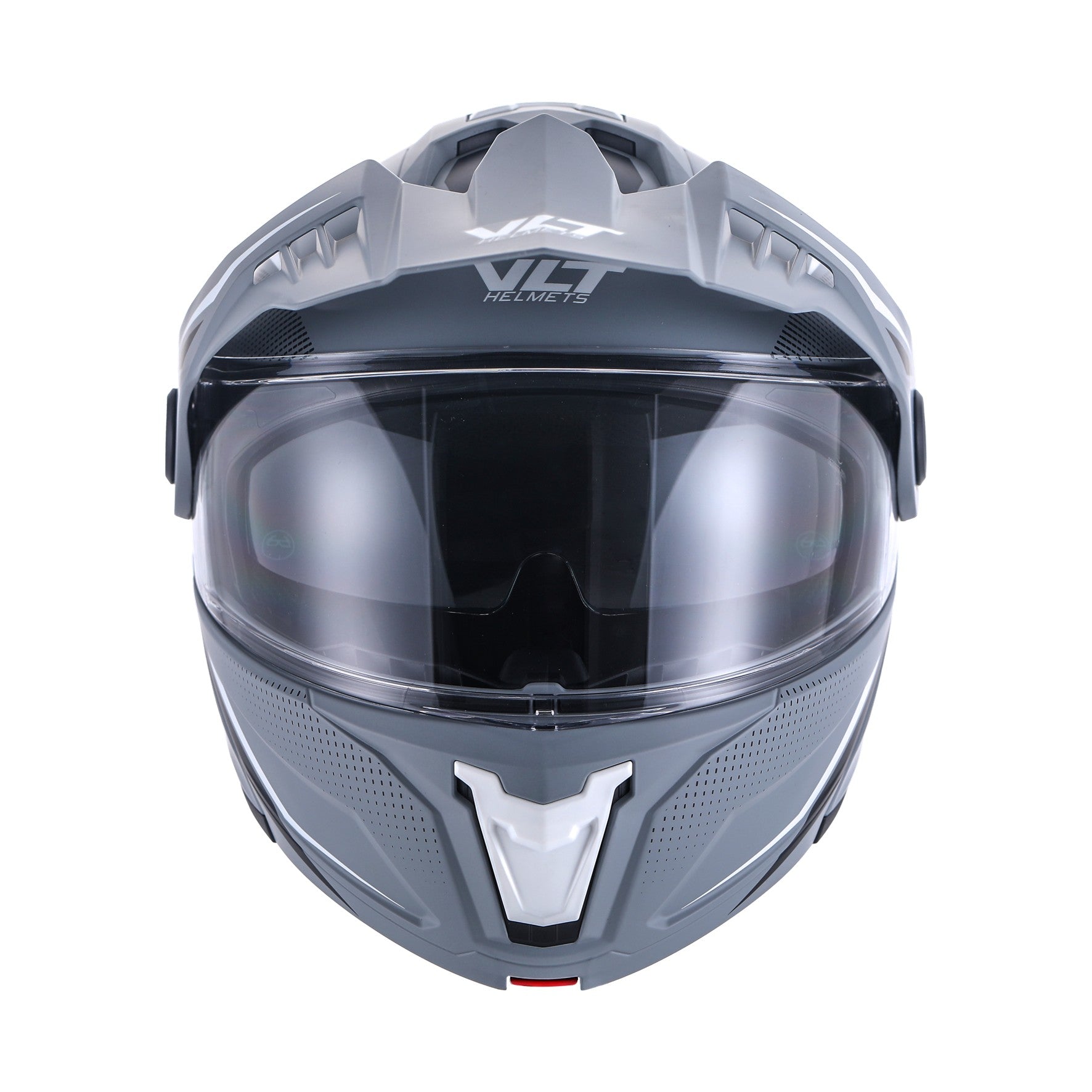 VLT Hunter Matt Splinter Gray/ Black Modular Helmet