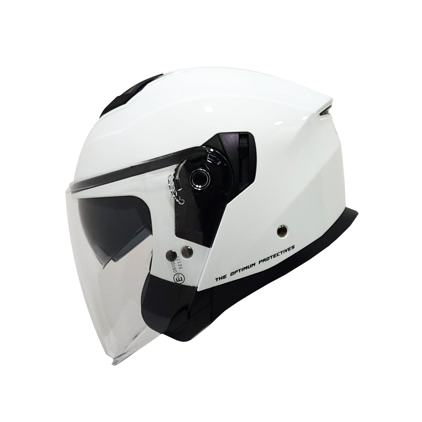 5M Boltz Gloss White Helmet