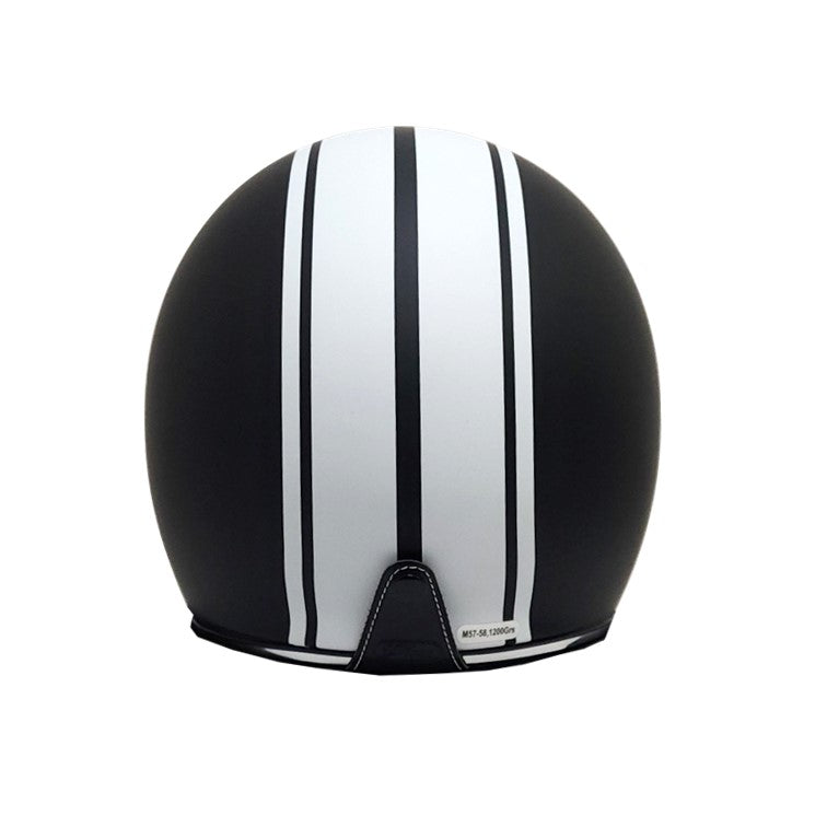 MT Helmets Le Mans 2 SV Speed A0 Matt Black/ White Retro Classic 3 Button Helmet