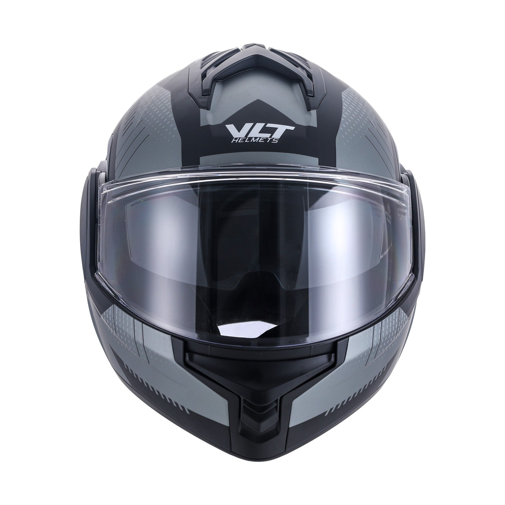 VLT Iron Matt Vector Grey Flipover Helmet
