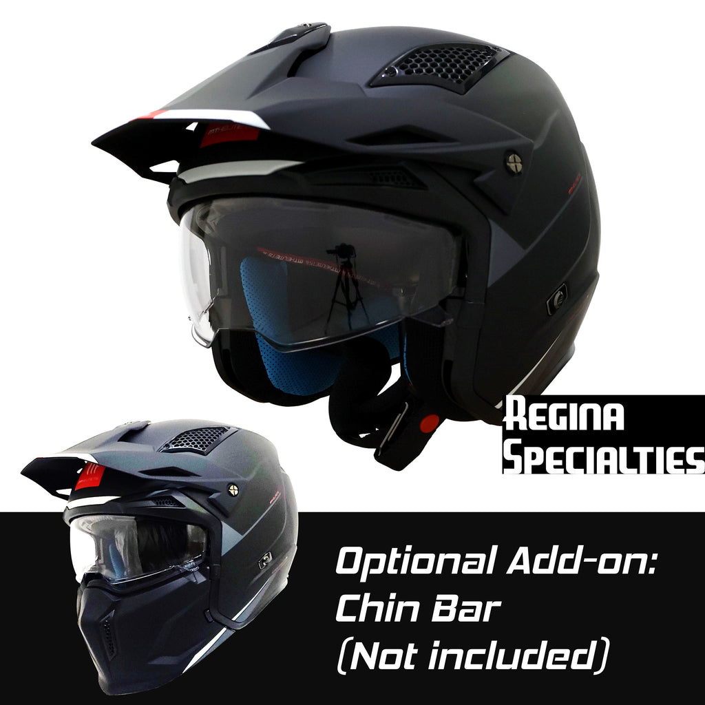 MT Helmets Streetfighter SV S Solid A1 Matt Black Helmet – Regina