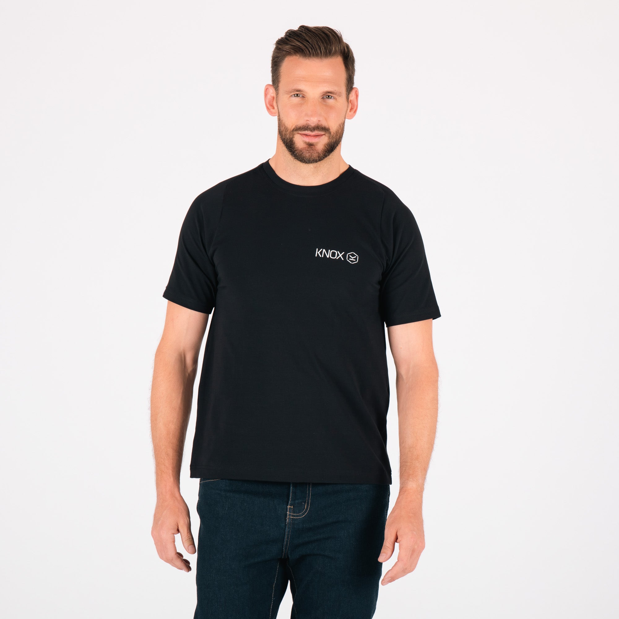 Knox Illusion Strip T-Shirt – Black