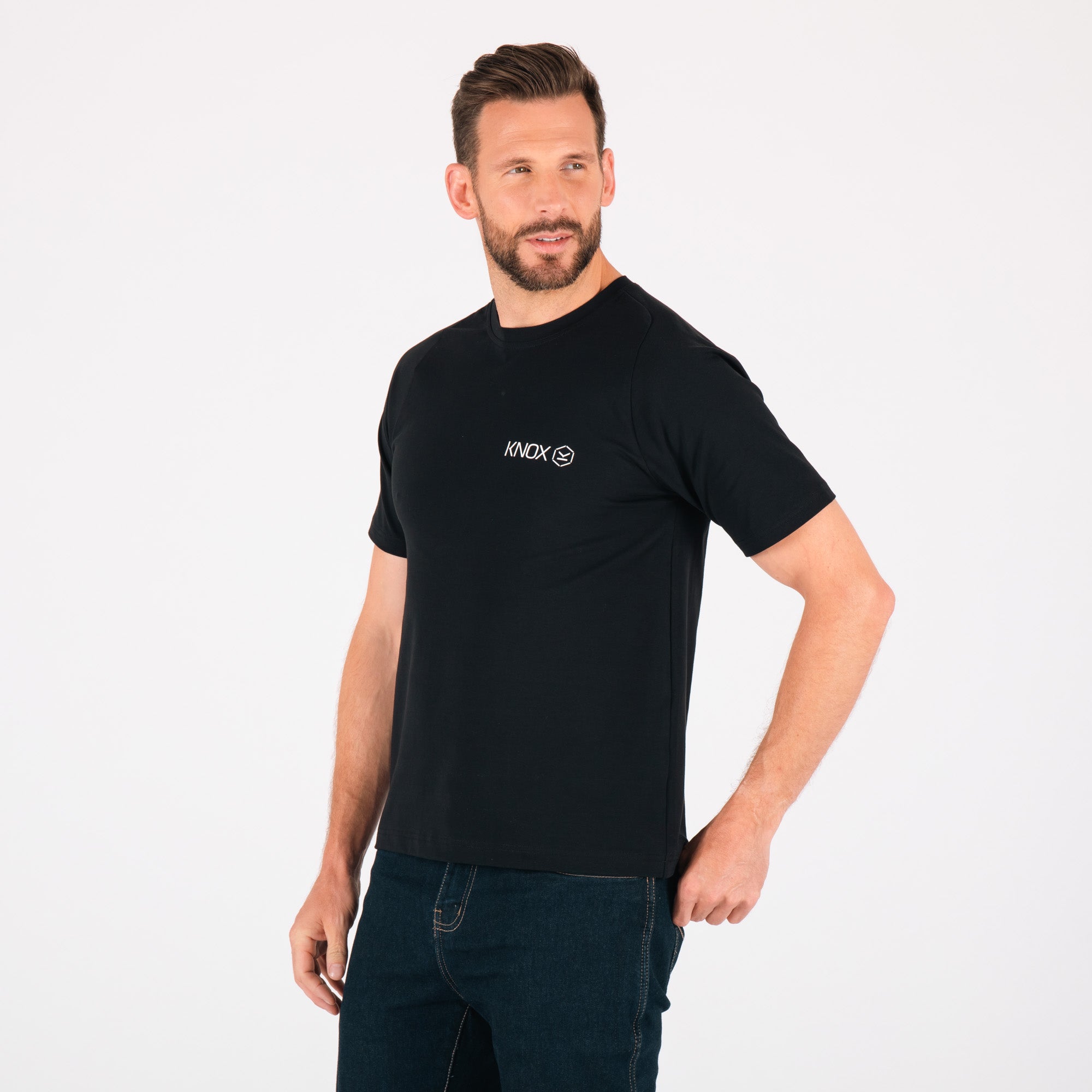 Knox Illusion Strip T-Shirt – Black
